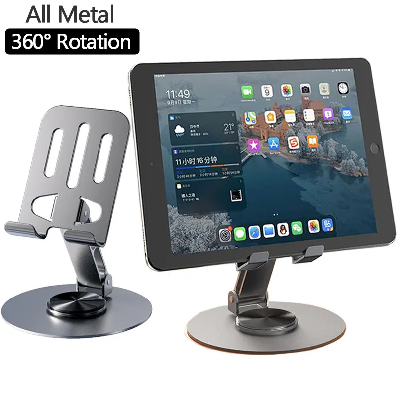 Phone Stand Aluminum - 1/2PCS Universal All-Metal Aluminum 360° Rotating