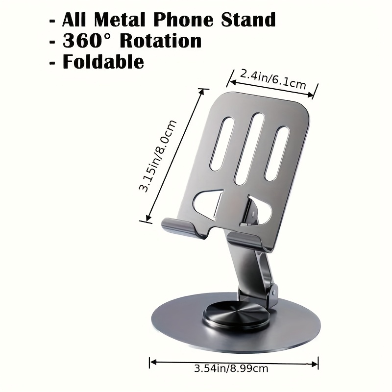 1/2PCS Universal All-Metal Alu - огляд і ціна Phone Stand Aluminum