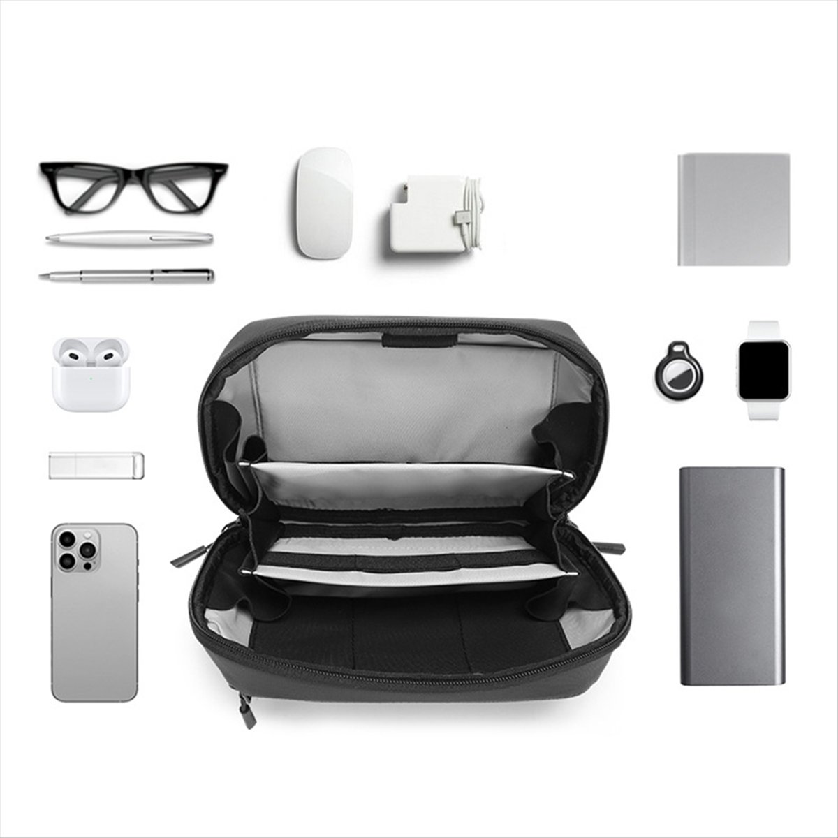 ☶❈＊♥AC1579-Waterproof Tech Pou - огляд і ціна Tech Accessories Storage
