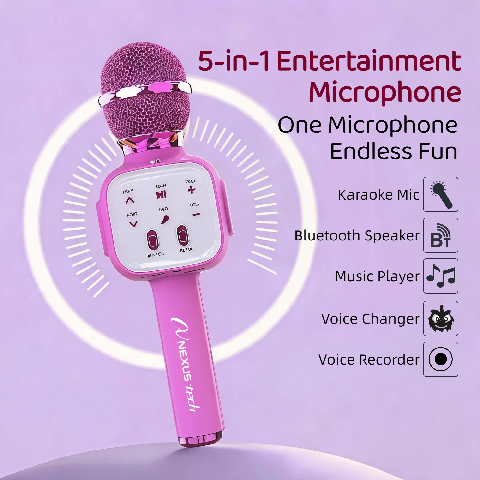 Wireless Bluetooth 5.2 Karaoke - огляд і ціна Power Bank Wireless
