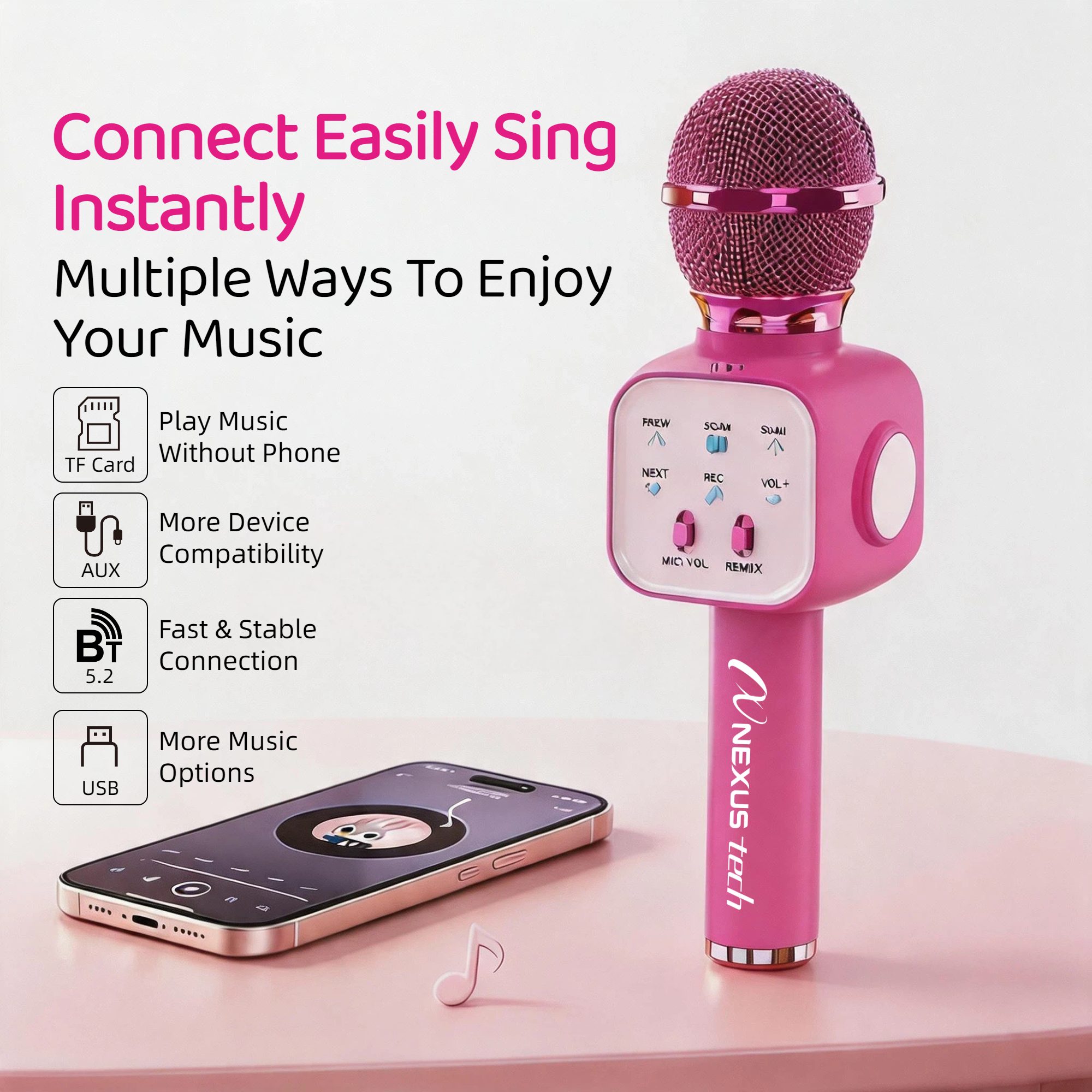 Wireless Bluetooth 5.2 Karaoke - огляд і ціна Power Bank Wireless