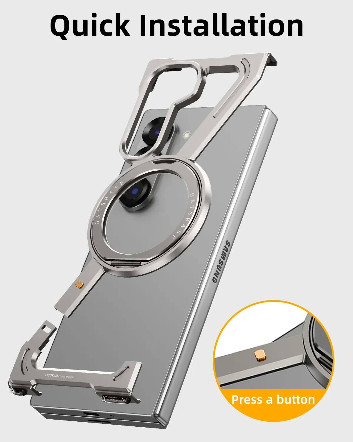 Eary for Samsung Galaxy Z Fold - огляд і ціна Phone Stand Aluminum